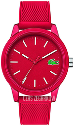 Lacoste 12.12 Czerwony/Guma Ø42 mm 2010988