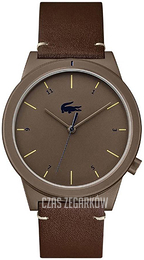 Lacoste Brązowy/Skóra Ø42 mm 2010992