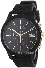 Lacoste 12.12 Czarny/Guma Ø44 mm 2011012