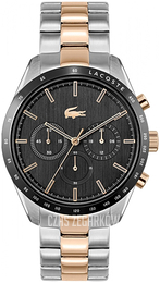 Lacoste Czarny/Stal w kolorze różowego złota Ø42 mm 2011112