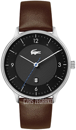 Lacoste Club Czarny/Skóra Ø42 mm 2011116