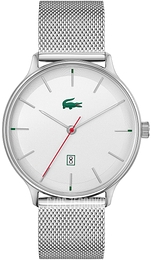 Lacoste Club Srebrny/Stal Ø42 mm 2011201