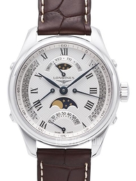 Longines Master Srebrny/Skóra Ø41 mm L2.738.4.71.3