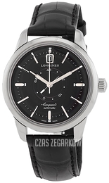 Longines Heritage Classic Czarny/Skóra Ø38 mm L1.648.4.52.2