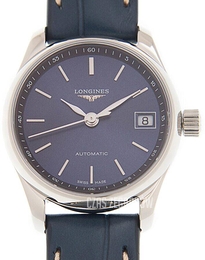 Longines Master Niebieski/Skóra Ø25.5 mm L2.128.4.92.0