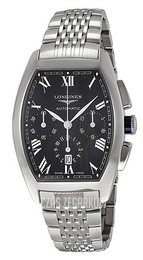 Longines Longines Evidenza Czarny/Stal 35x30 mm L2.156.4.51.6