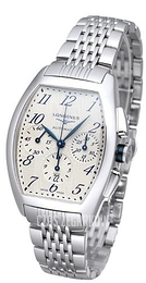 Longines Longines Evidenza Srebrny/Stal 35x30 mm L2.156.4.73.6