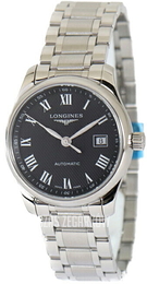 Longines Master Czarny/Stal Ø29 mm L2.257.4.51.6