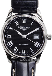 Longines Master Czarny/Skóra Ø29 mm L2.257.4.51.7