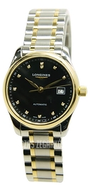 Longines Master Czarny/Stal w odcieniu złota Ø29 mm L2.257.5.57.7