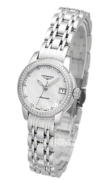 Longines Saint-Imier Biały/Stal Ø26 mm L2.263.0.87.6