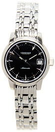 Longines Saint-Imier Czarny/Stal Ø26 mm L2.263.4.52.6