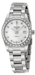 Longines Conquest Srebrny/Stal Ø29.5 mm L2.285.0.87.6