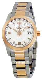 Longines Conquest Ladies Srebrny/Stal Ø29.5 mm L2.285.5.76.7