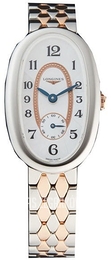 Longines Symphonette Biały/18 karatowe różowe złoto Ø21.9 mm L2.306.5.83.7