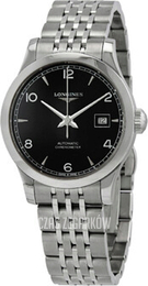 Longines Record Czarny/Stal Ø30 mm L2.321.4.56.6