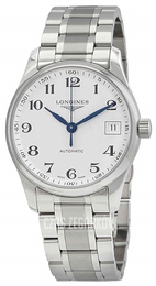 Longines Master Srebrny/Stal Ø34 mm L2.357.4.78.6
