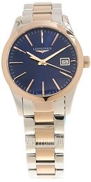 Longines Conquest Classic Niebieski/Stal w kolorze różowego złota Ø34 mm L2.386.3.92.7