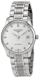 Longines Master Srebrny/Stal Ø36 mm L2.518.4.77.6
