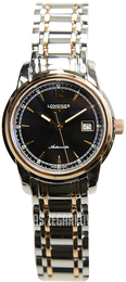 Longines Saint-Imier Czarny/Stal Ø30 mm L2.563.5.59.7
