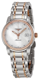 Longines Saint-Imier Biały/18 karatowe różowe złoto Ø30 mm L2.563.5.87.7