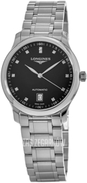 Longines Master Czarny/Stal Ø38.5 mm L2.628.4.57.6