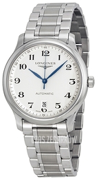 Longines Master Srebrny/Stal Ø38.5 mm L2.628.4.78.6