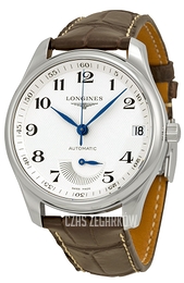 Longines Master Biały/Skóra Ø42 mm L2.666.4.78.3