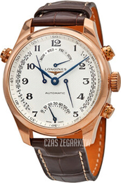 Longines Master Biały/Skóra Ø41 mm L2.715.8.78.3