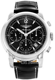 Longines Saint-Imier Czarny/Skóra Ø41 mm L2.752.4.52.3