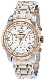 Longines Saint-Imier Srebrny/18 karatowe żółte złoto Ø39 mm L2.753.5.72.7