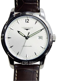 Longines Saint-Imier Srebrny/Skóra Ø41 mm L2.766.4.72.0