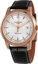 Longines Saint-lmier Srebrny/Skóra Ø41 mm L2.766.8.79.3