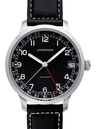 Longines Czarny/Tkanina Ø42 mm L2.789.4.53.0