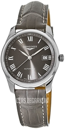 Longines Master Szary/Skóra Ø40 mm L2.793.4.71.3