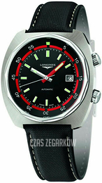 Longines Heritage Czarny/Tkanina Ø43 mm L2.795.4.52.0