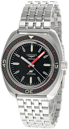 Longines Ultra-Chron Czarny/Stal Ø43 mm L2.836.4.52.6