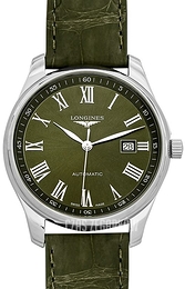 Longines Master Zielony/Skóra Ø42 mm L2.893.4.09.2