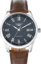 Longines Master Czarny/Skóra Ø42 mm L2.893.4.59.2