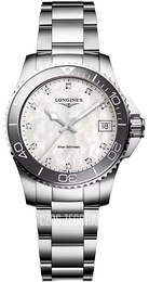 Longines Hydroconquest Biały/Stal Ø32 mm L3.370.4.87.6