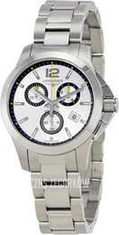 Longines Conquest Ladies Srebrny/Stal Ø36 mm L3.379.4.78.6