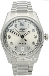 Longines Spirit Srebrny/Stal Ø37 mm L3.410.4.63.6