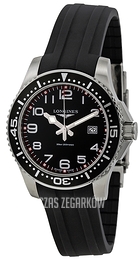 Longines HydroConquest Czarny/Guma Ø39 mm L3.688.4.53.2