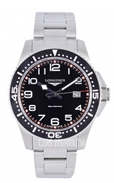 Longines HydroConquest Czarny/Stal Ø39 mm L3.688.4.53.6