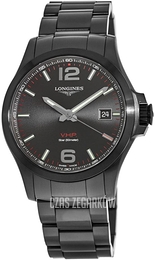 Longines Conquest Czarny/Stal Ø41 mm L3.716.2.56.6