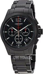 Longines Conquest V.H.P. Czarny/Stal Ø42 mm L3.717.2.66.6