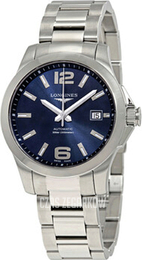 Longines Conquest Niebieski/Stal Ø39 mm L3.776.4.99.6