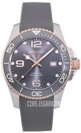 Longines HydroConquest Szary/Guma Ø43 mm L3.782.3.78.9