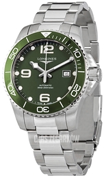 Longines Hydroconquest Zielony/Stal Ø43 mm L3.782.4.06.6