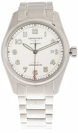 Longines Spirit Srebrny/Stal Ø42 mm L3.811.4.73.6